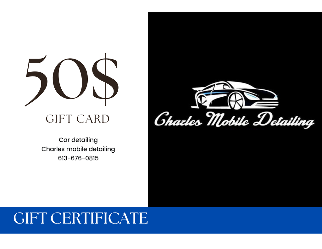 Charles Mobile Detailing Gift Card
